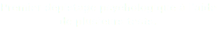 Premier depistage psychologique à l'aide de plusieurs tests.